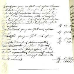 Dokument: Handschriftlicher Text auf einem Blatt Papier