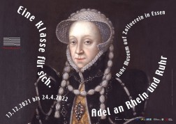 Logo: Adelige Frau auf einem kunstvoll gestaltetem Bild