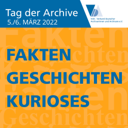 Logo: Tag der Archive. Fakten, Geschichten, Kurioses