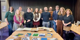 Die Gruppe mit Filomena Lopedoto (links) und Dr. Olliges-Wieczorek (rechts), Foto: Ariane Jäger (LVR-AFZ).