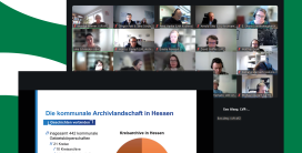 Collage mit Screenshots vom Tag der Archivberatung